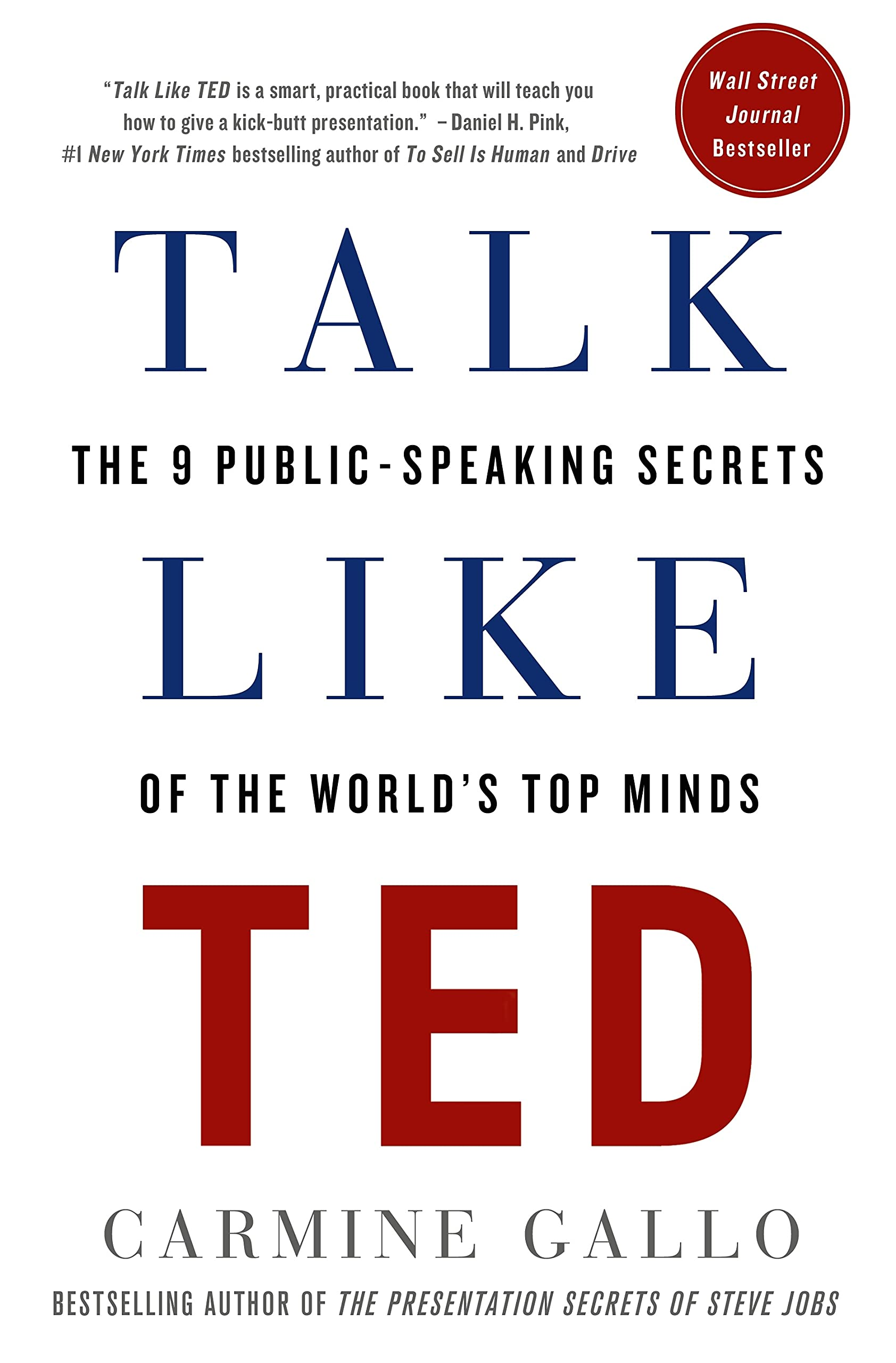 Talk Like TED: The 9 Public-Speaking Secrets of the World’s Top Minds ...