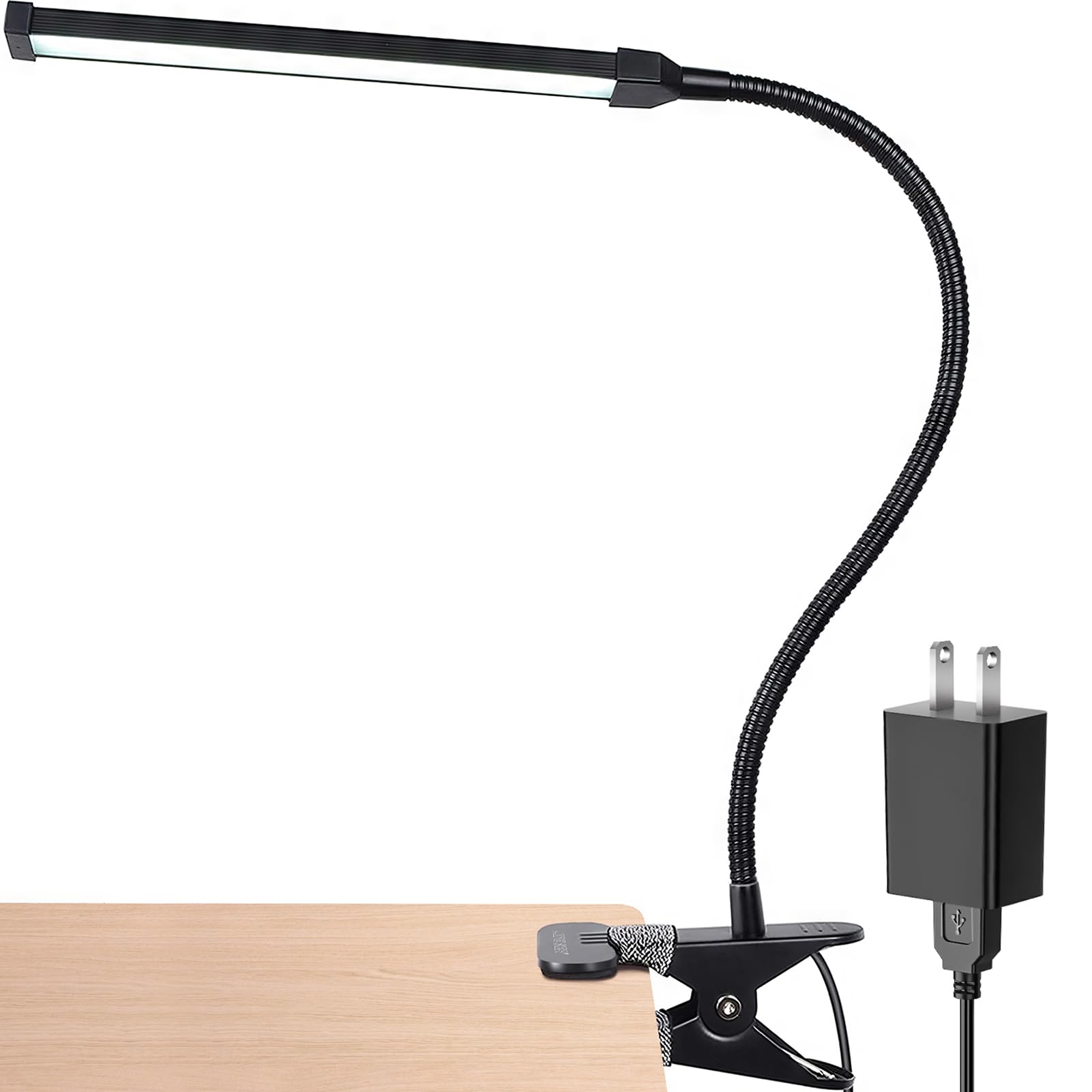 Lepower Clip-On Light With Gooseneck